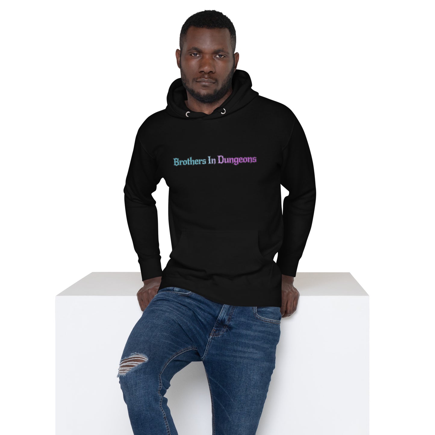 BID +1 Armor Text Hoodie