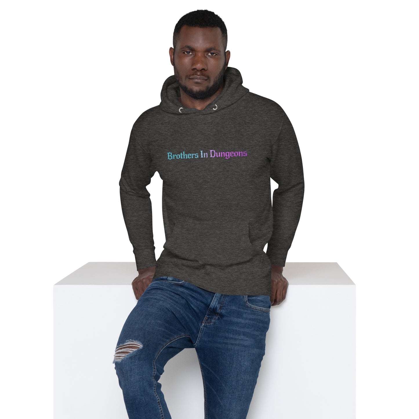 BID +1 Armor Text Hoodie