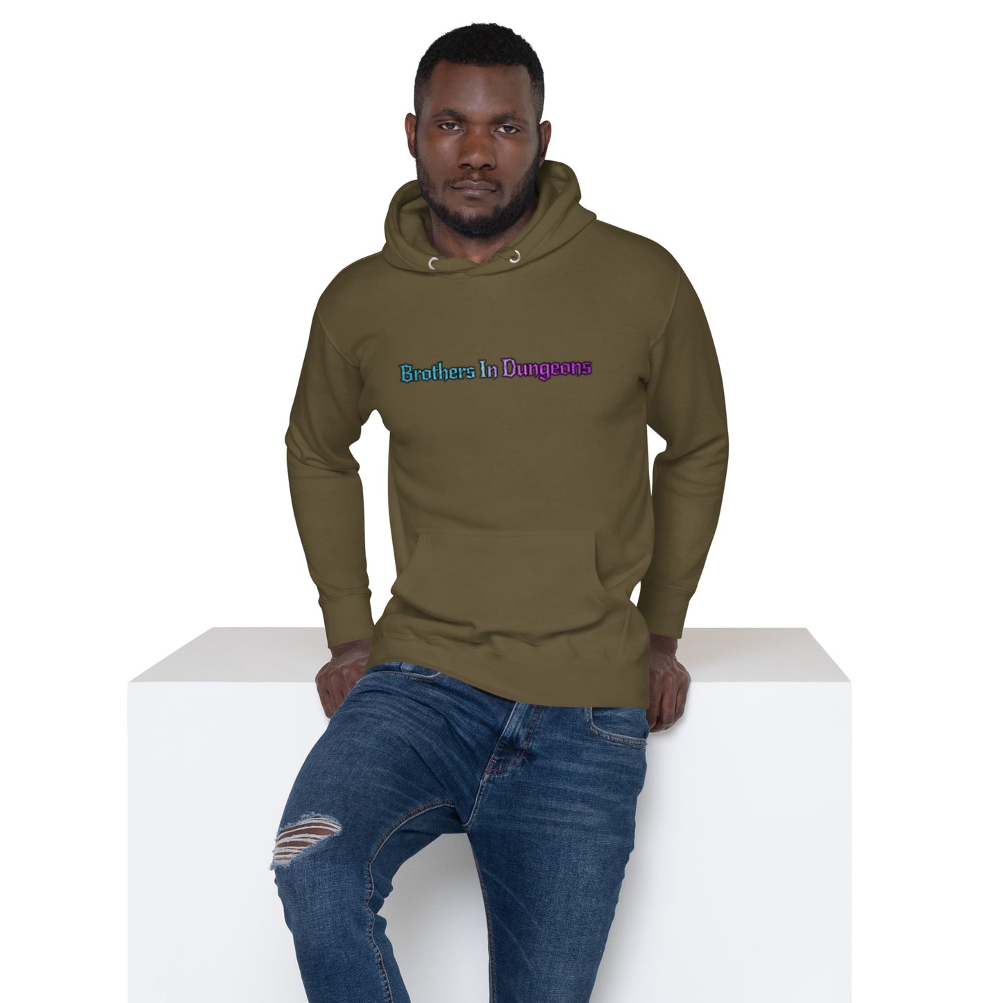 BID +1 Armor Text Hoodie